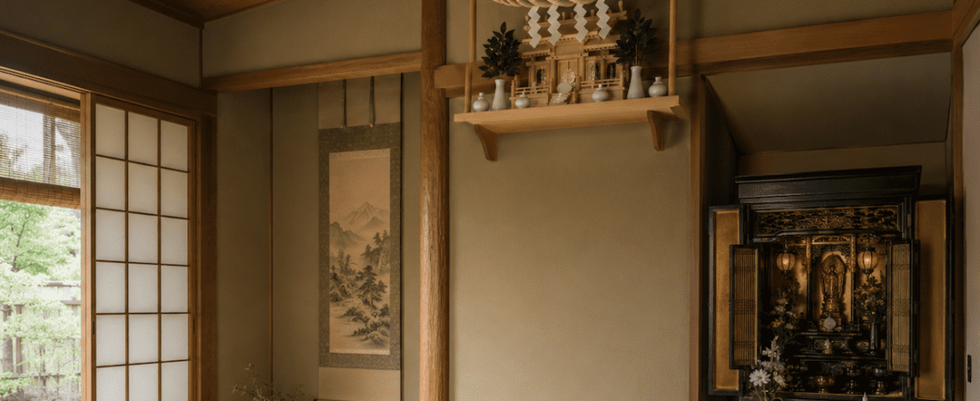 A Shinto Shrine and a Buddhist Altar in the Same Living Room. Nobody Was Confused.