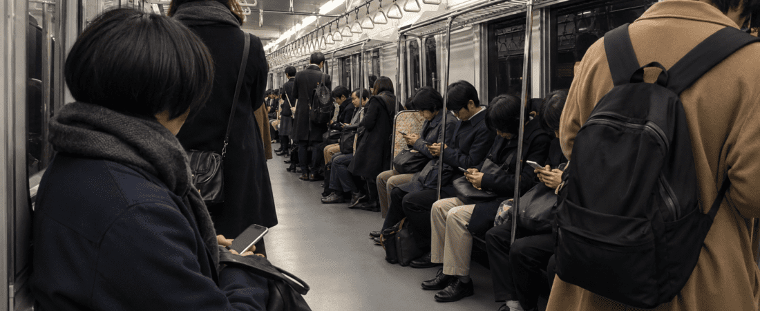 Why Japanese Trains Are Silent: It’s Not Politeness. It’s Territory