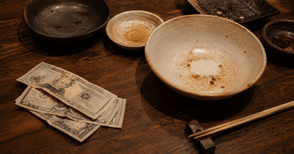 Leave Your Tip on the Table. A Japanese Server Will Chase You Down to Return It