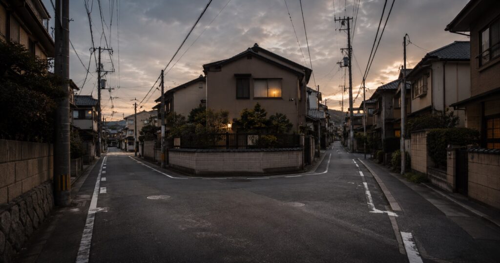 japanese-residential-street-reading-paths